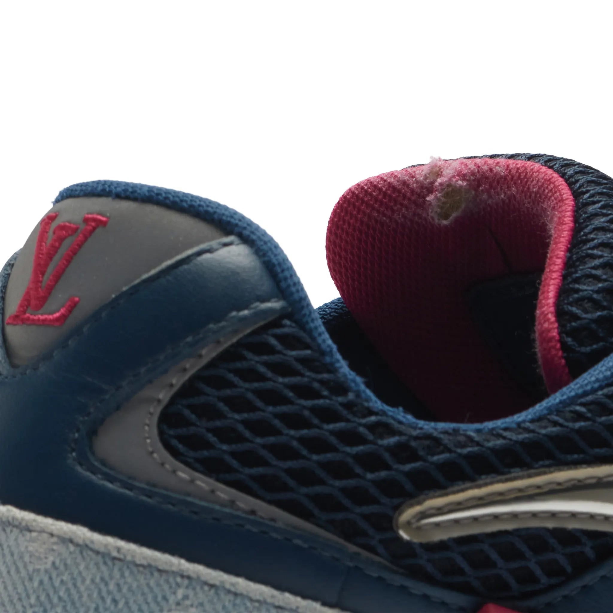 Detailed View of Preloved - Louis Vuitton LV Run Away Blue Sneaker 1abfci